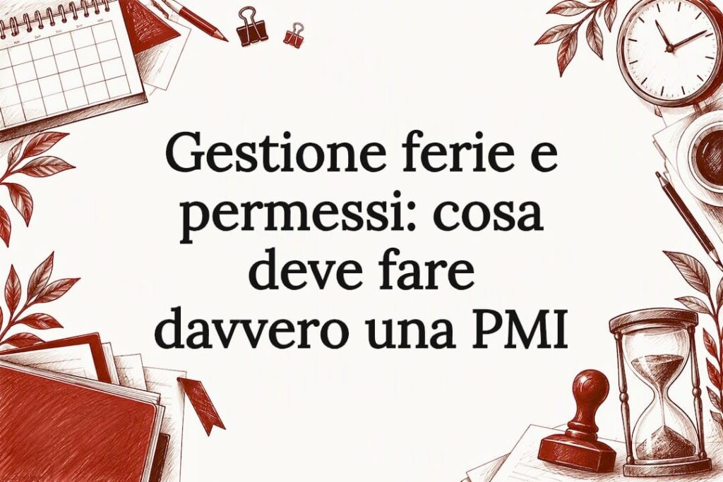 Immagine decorativa su ferie e permessi