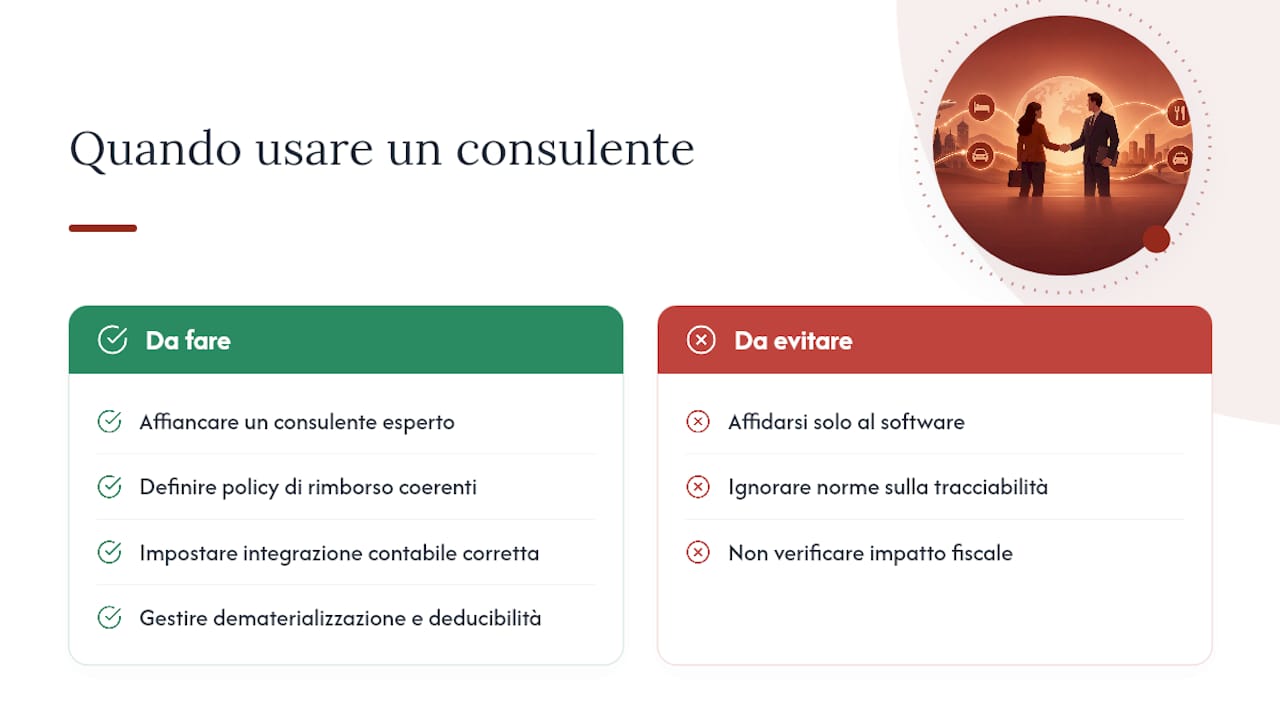 Quando conviene affiancare un consulente alla piattaforma digitale — overview diagram